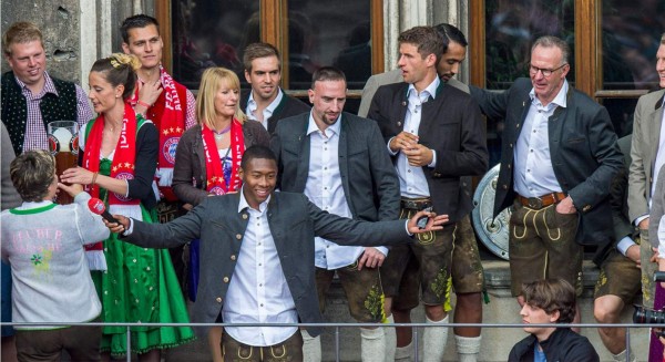 Bayern Múnich celebra título de Bundesliga